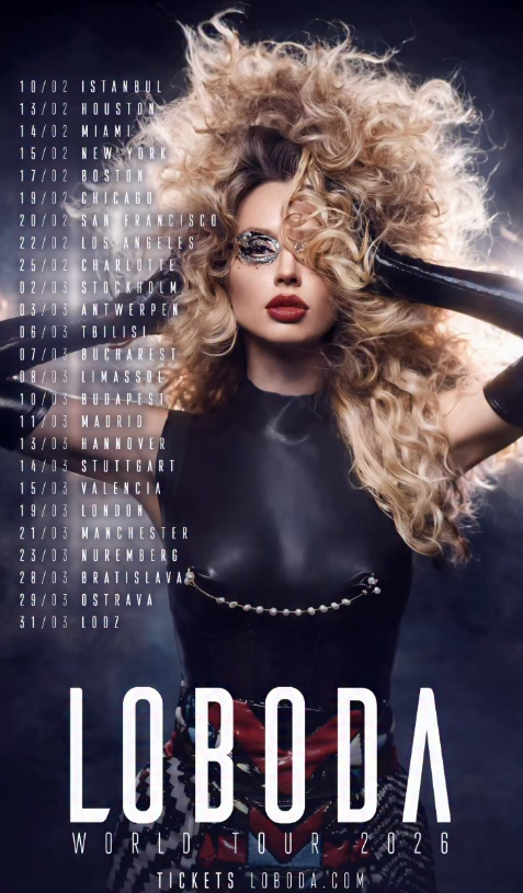 Loboda Tour Poster 2026